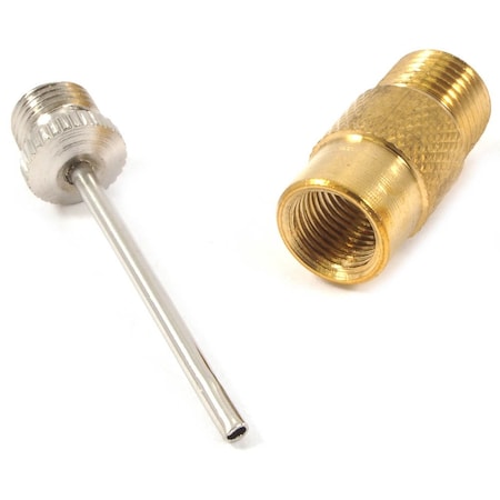 Forney Air Inflate Needle with 1/8 in Adapter, PK2 75356